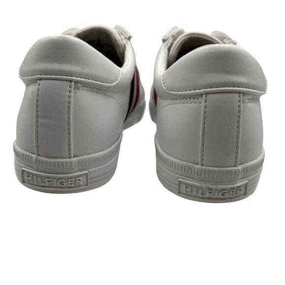 Tommy Hilfiger Womens 9.5M White Slip On Laceless Sneakers Comfy Walking Shoe - Picture 5 of 10